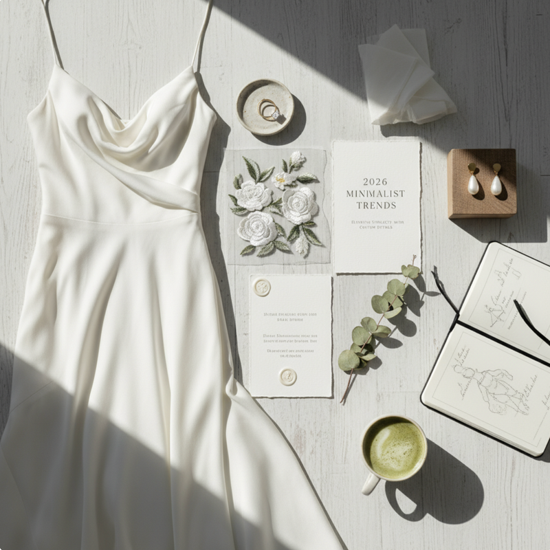 2026 Minimalist Bridal Trends: Elevating Simplicity with Custom Details