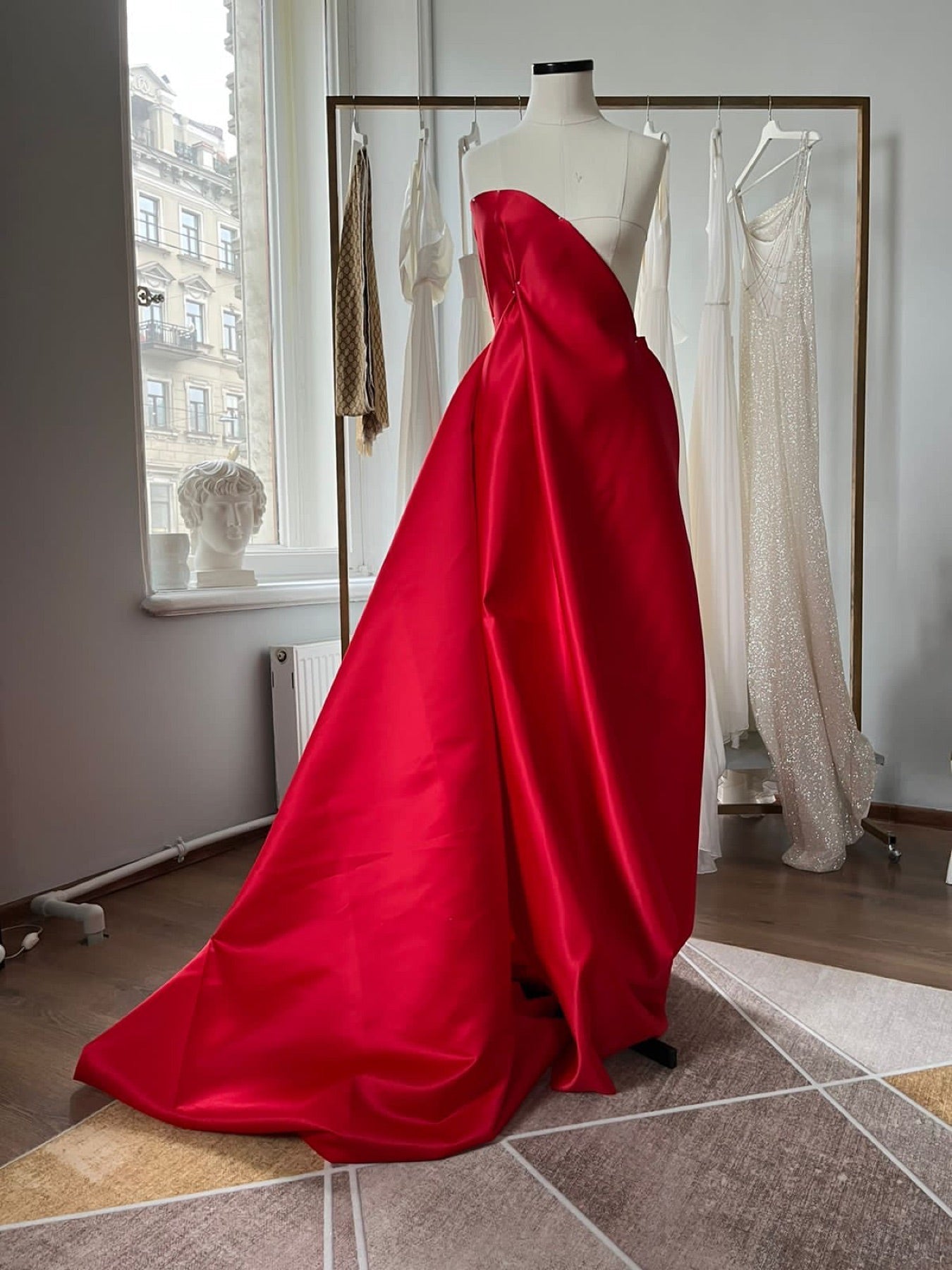 One-Shoulder Wedding Dress: Support, Drape, and Symmetry