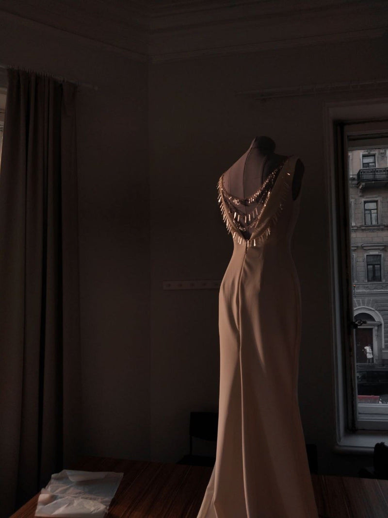 Tall Bride, Custom Wedding Dress: Length Where You Want It