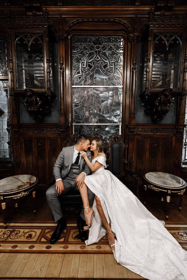 Long_train_wedding_dress_satin_with_slit