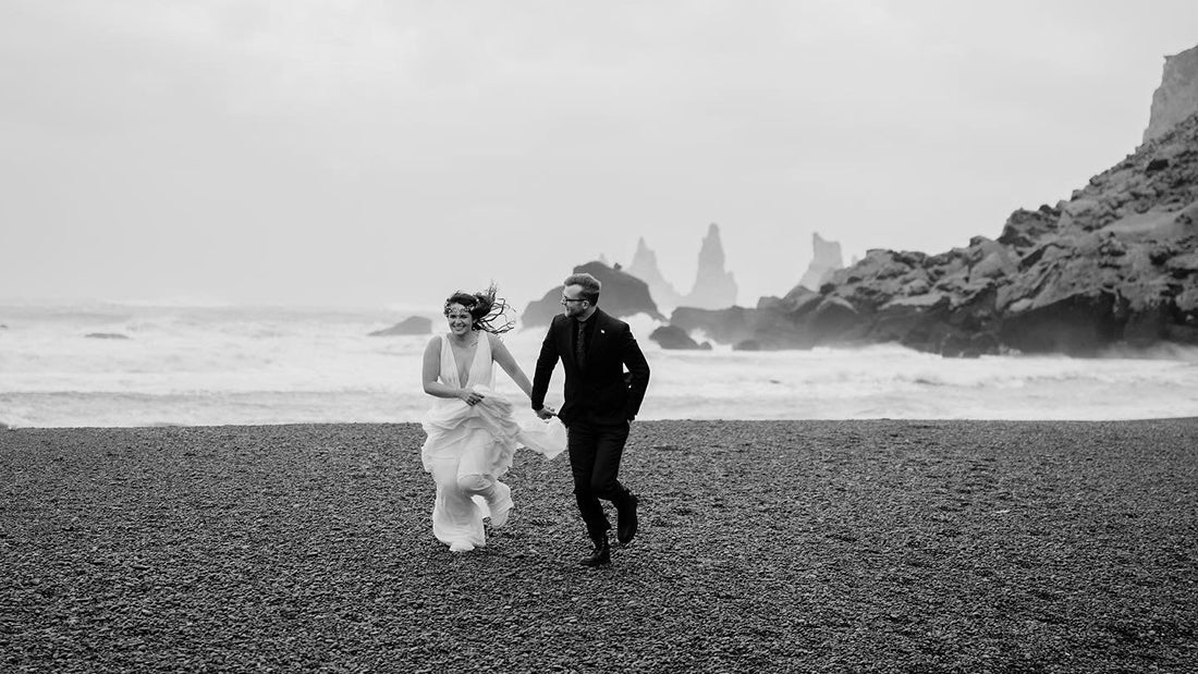 A Dress That Flies with the Wind: A Seaside Wedding Tale