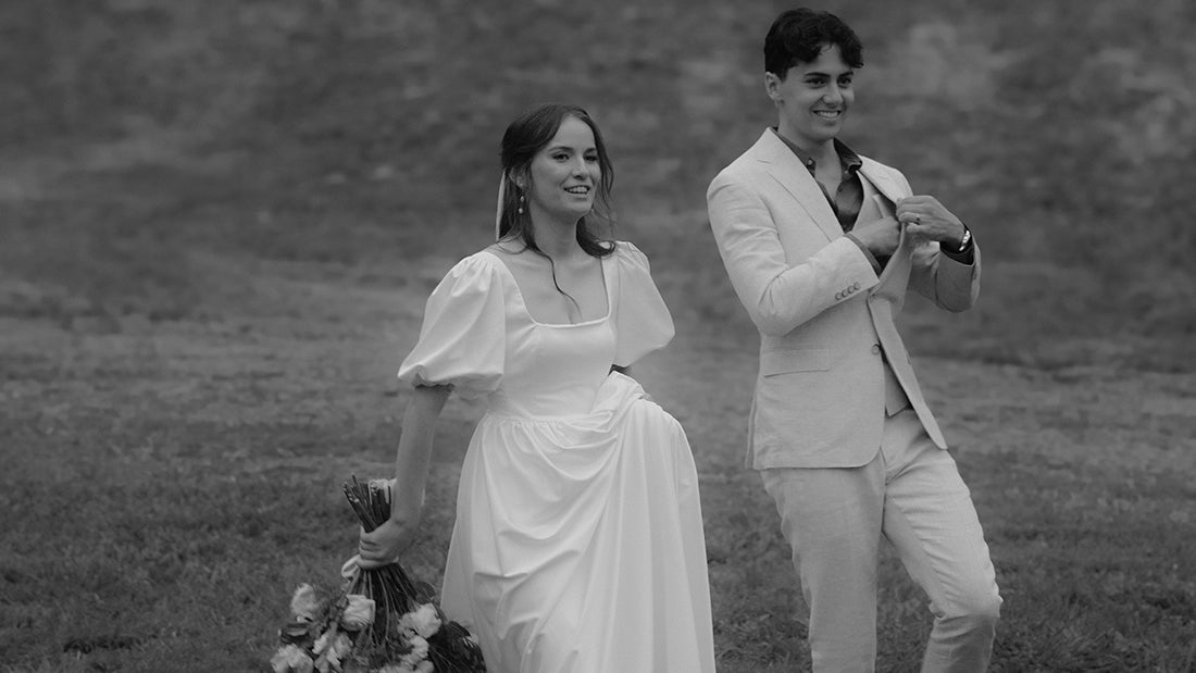 Embracing Modesty: Rachel's Beautiful Boho Wedding Gown