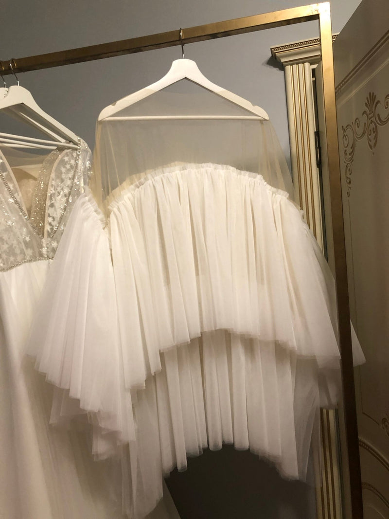 Ruffle and Tiered Skirt Wedding Dress: Volume, Weight, and Movement