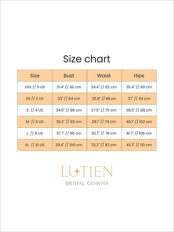 Beaded wedding dress with puff sleeve